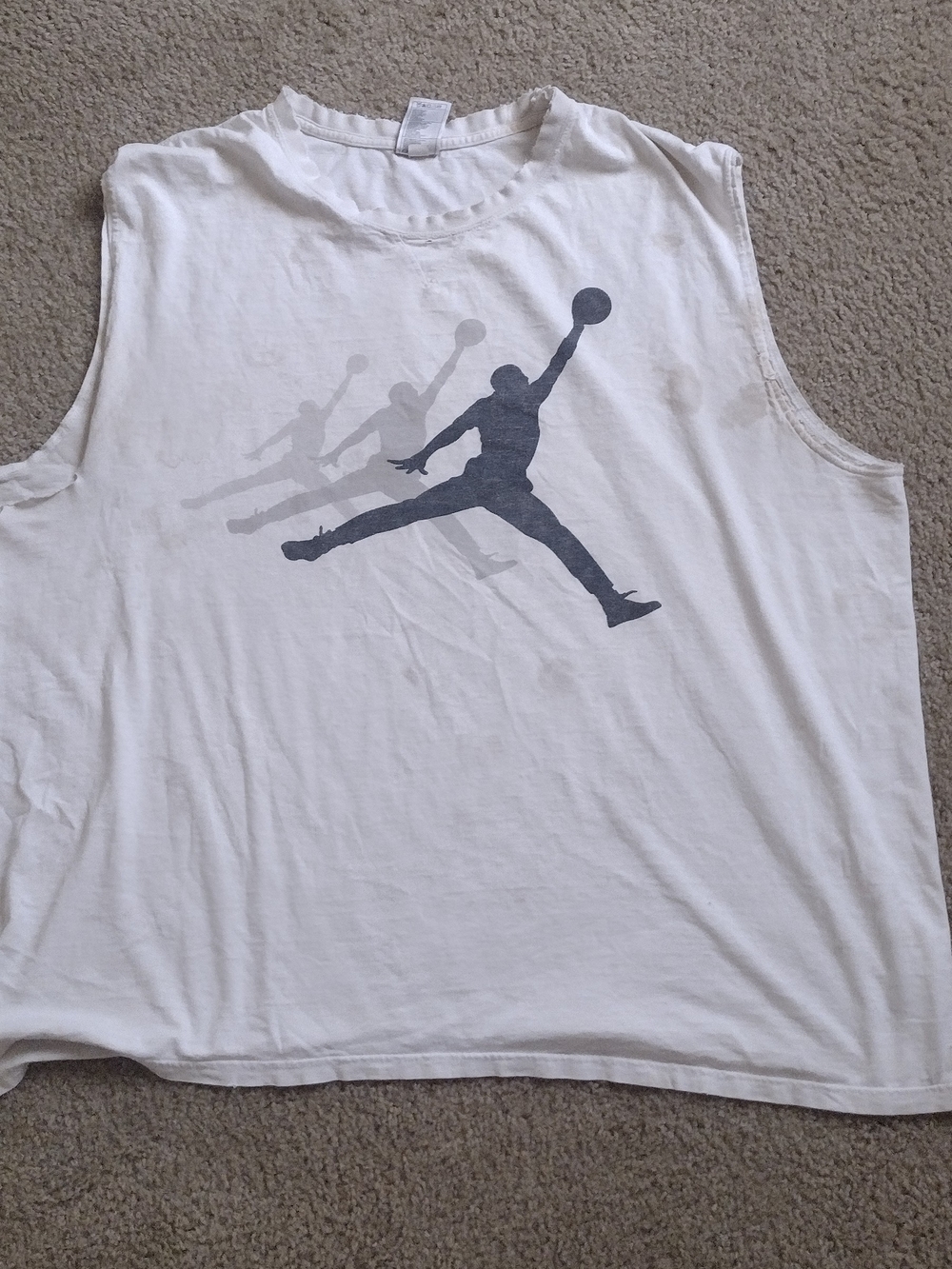 Jordan (ALMOST DESTROYED) Jumpman Logo T-shirt 3xl - $5